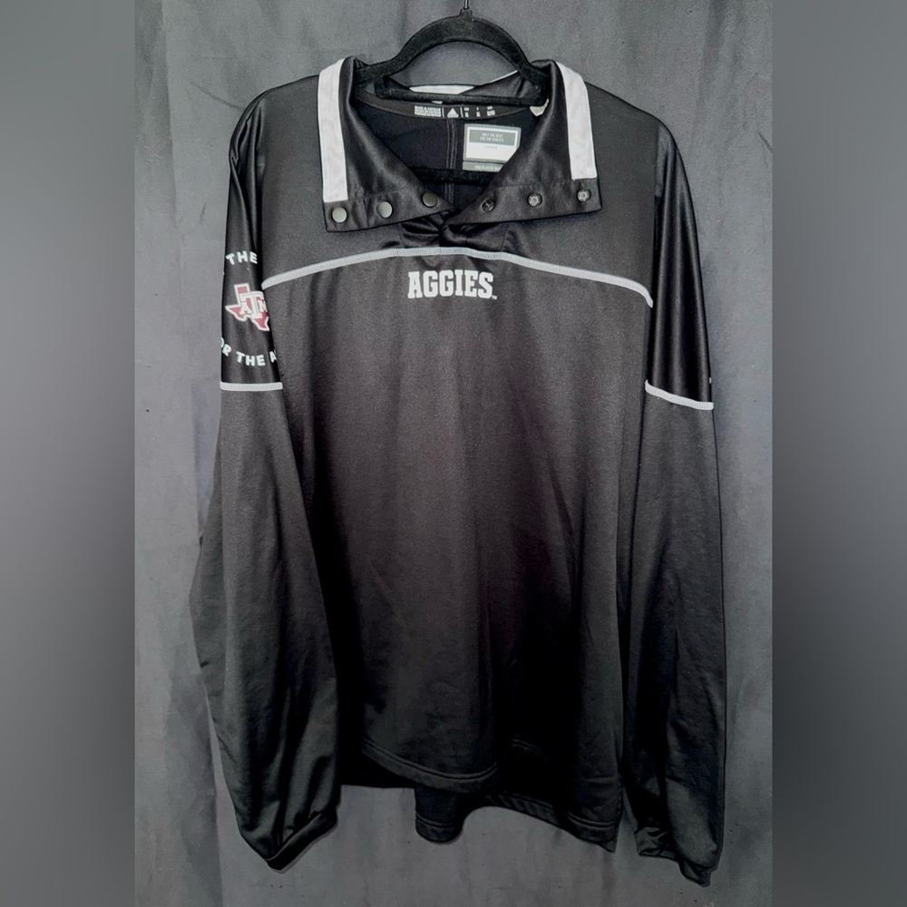 Adidas Texas A&M Aggies Pullover in Black - Men’s Size XL